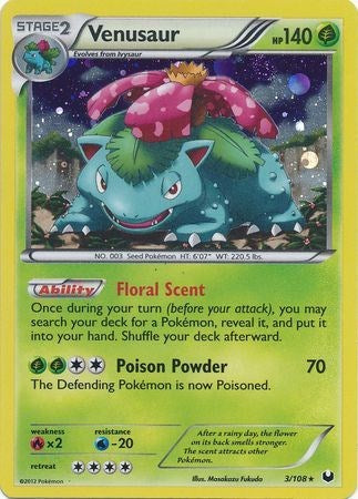 Venusaur - 3/108 (Cosmos Holo)