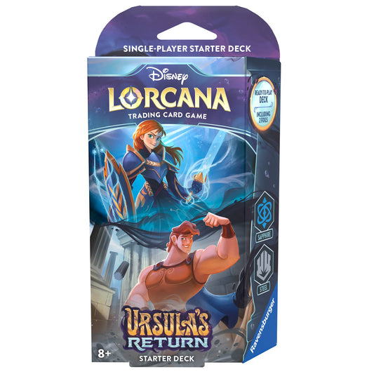 Disney Lorcana: Ursula's Return Starter Deck (Sapphire & Steel) [4 - 000]