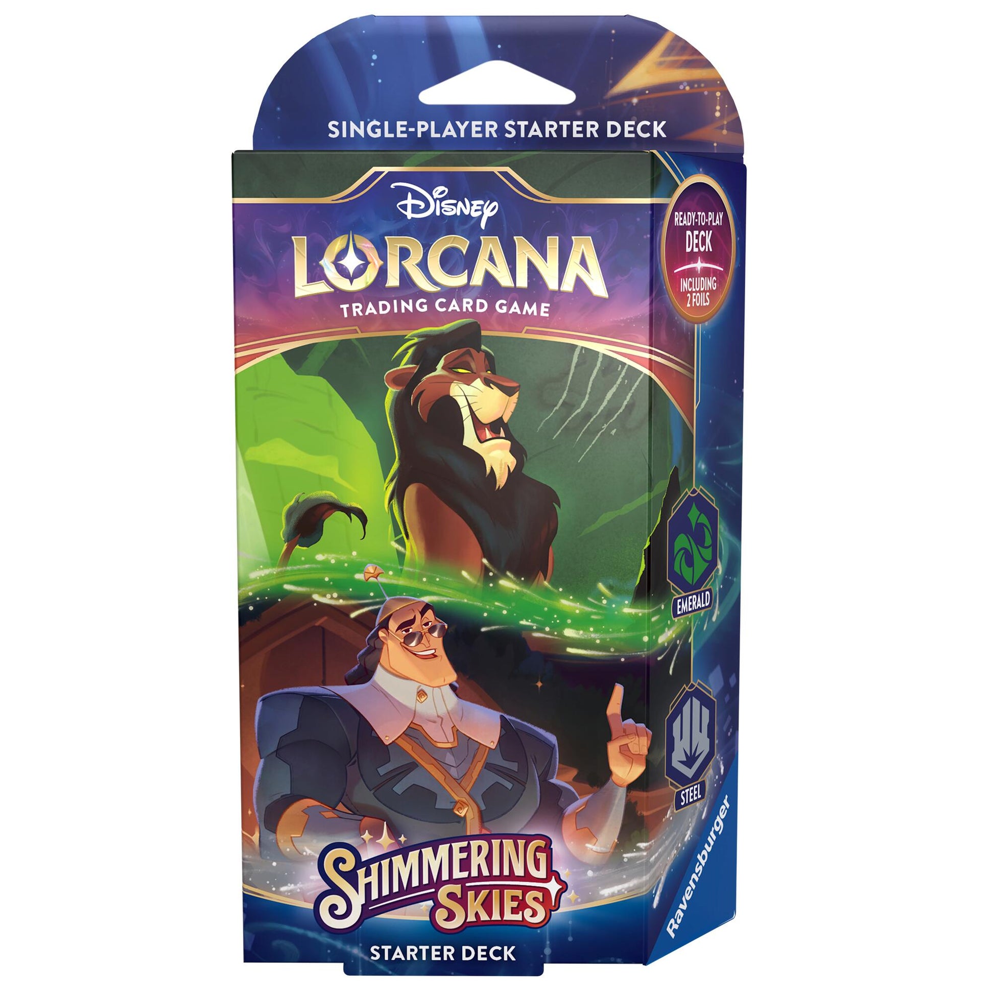 Disney Lorcana: Shimmering Skies Starter Deck (Emerald & Steel) [5 - 000]