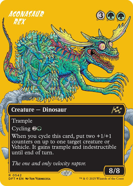 Agonasaur Rex (Borderless) (First-Place Foil) [DFT - 542]